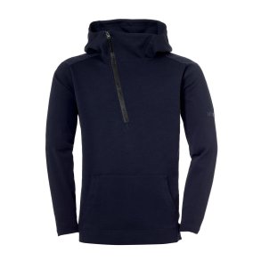 Uhlsport Essential Pro Zip Hoodie - Navy (inkl. tryk)