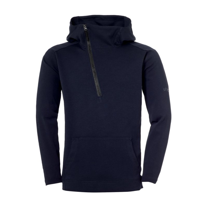 Uhlsport Essential Pro Zip Hoodie - Navy (inkl. tryk)