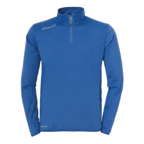 Essential 1/4 Zip Top - Azurbl� ( inkl. tryk )