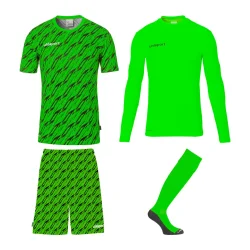 Uhlsport Progressive m�lmandss�t gr�n/sort (inkl. tryk)