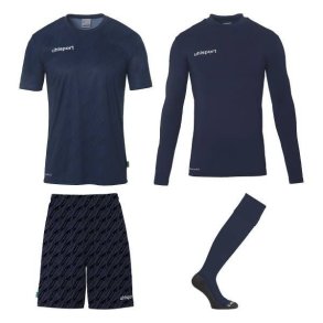 Uhlsport Progressive m�lmandss�t navy (inkl. tryk)
