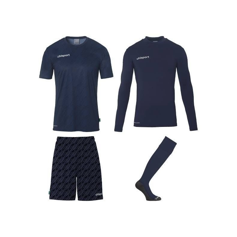 Uhlsport Progressive m�lmandss�t navy (inkl. tryk)