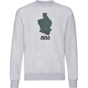 Fruit of the Loom Sweatshirt  - Gr (inkl. tryk)