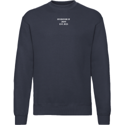 Fruit of the Loom Sweatshirt - Navy (inkl. tryk)
